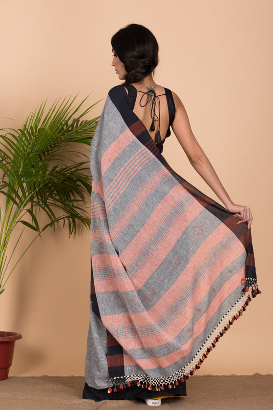 Off White VM Kala Cotton saree