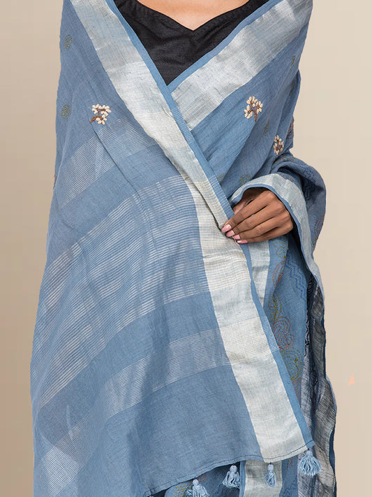 Maya Linen Saree