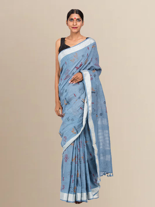 Demi Linen Saree