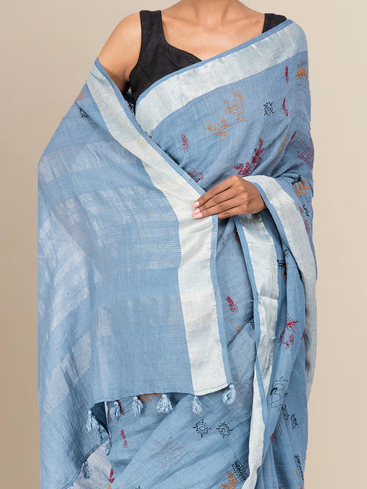 Demi Linen Saree