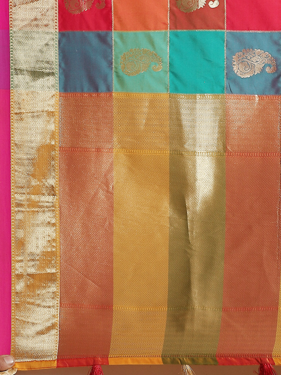 Multicoloured Banarasi Saree