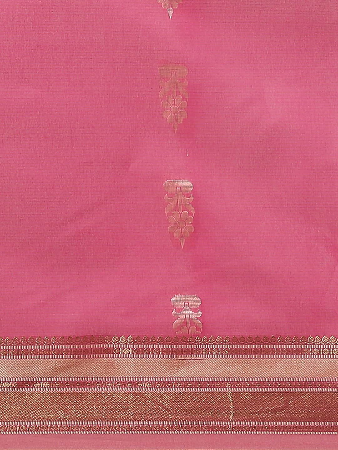 Light Pink Cotton Silk Saree.