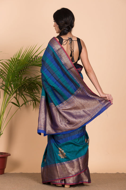 Dupion Pure Silk Saree