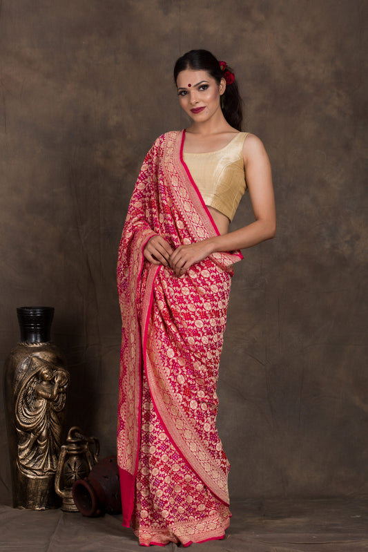 Mhoya Bandhani Saree