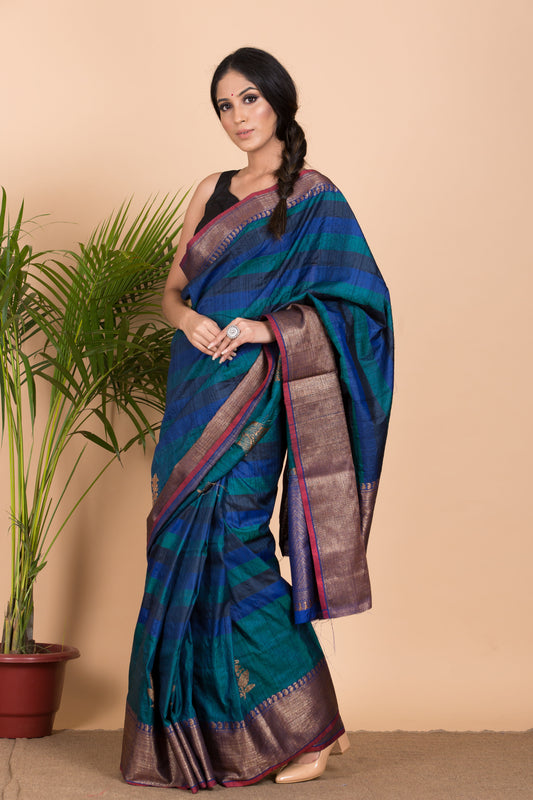 Dupion Pure Silk Saree