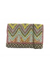 Multi-Coloured Embroidered Handicraft Clutch