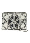 Black and White Gold Embroidered Handicraft Clutch	