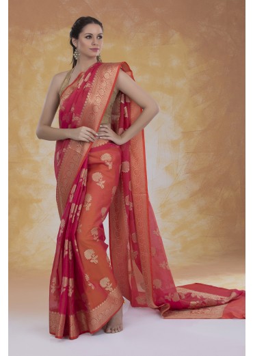 Cotton Silk Banarasi  Saree